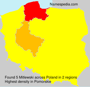 Surname Mitlewski in Poland Surname Mitlewski in Poland