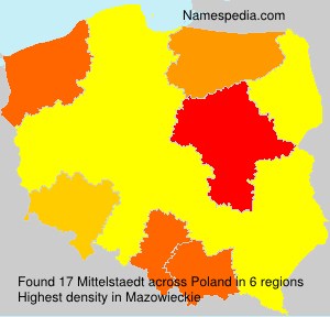 Surname Mittelstaedt in Poland Surname Mittelstaedt in Poland
