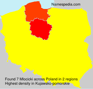 Surname Mlocicki in Poland Surname Mlocicki in Poland