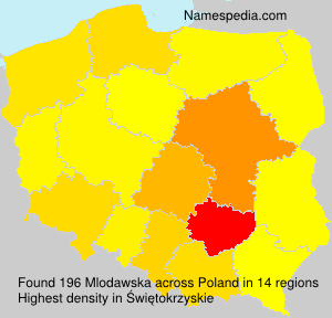 Surname Mlodawska in Poland Surname Mlodawska in Poland