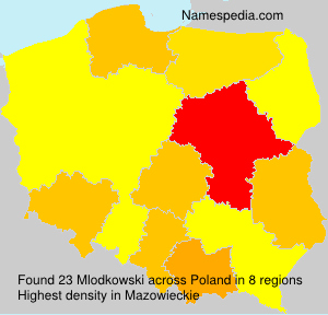 Surname Mlodkowski in Poland Surname Mlodkowski in Poland
