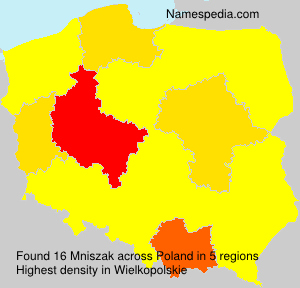 Surname Mniszak in Poland Surname Mniszak in Poland