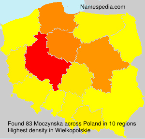 Surname Moczynska in Poland Surname Moczynska in Poland