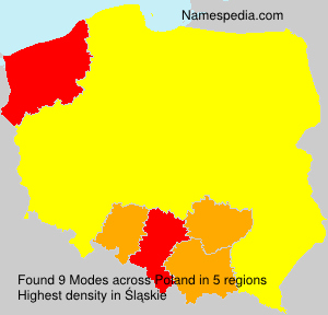 Surname Modes in Poland Surname Modes in Poland