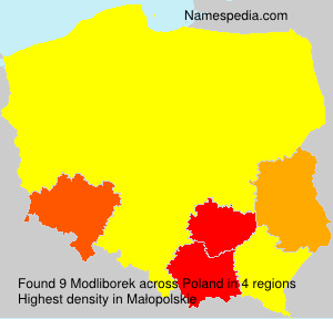 Surname Modliborek in Poland Surname Modliborek in Poland