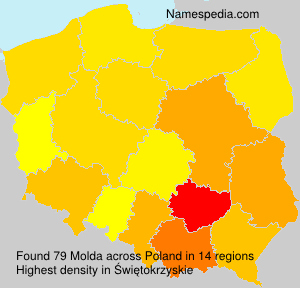 Surname Molda in Poland Surname Molda in Poland