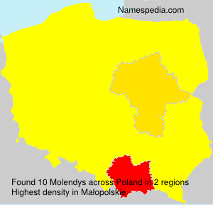 Surname Molendys in Poland Surname Molendys in Poland