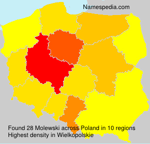 Surname Molewski in Poland Surname Molewski in Poland
