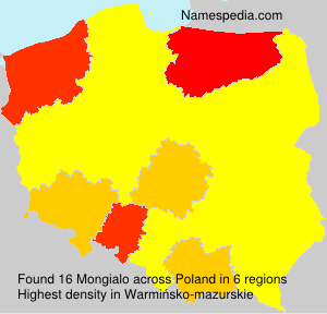 Surname Mongialo in Poland
