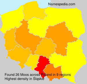 Surname Moos in Poland Surname Moos in Poland