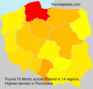 Surname Moritz in Poland Surname Moritz in Poland