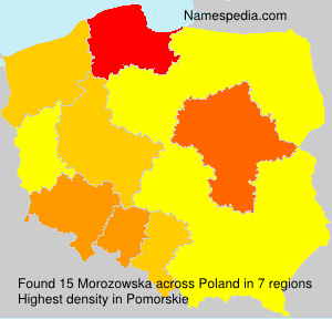 Surname Morozowska in Poland Surname Morozowska in Poland