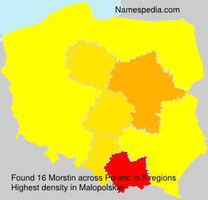 Surname Morstin in Poland Surname Morstin in Poland