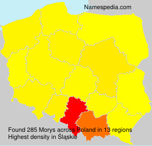 Surname Morys in Poland Surname Morys in Poland