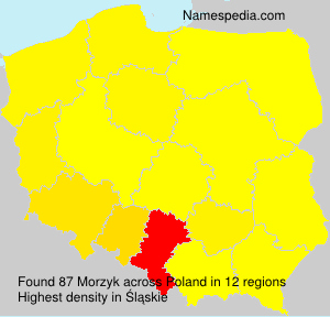 Surname Morzyk in Poland Surname Morzyk in Poland