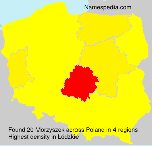 Surname Morzyszek in Poland Surname Morzyszek in Poland