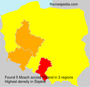 Surname Mosch in Poland Surname Mosch in Poland
