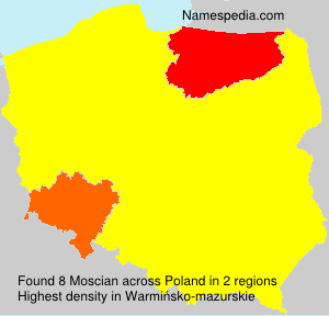 Surname Moscian in Poland Surname Moscian in Poland