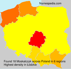 Surname Moskalczyk in Poland Surname Moskalczyk in Poland