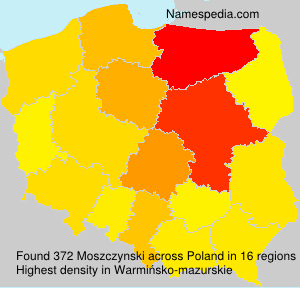 Surname Moszczynski in Poland Surname Moszczynski in Poland