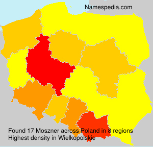 Surname Moszner in Poland