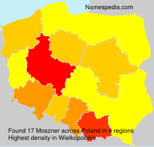 Surname Moszner in Poland Surname Moszner in Poland