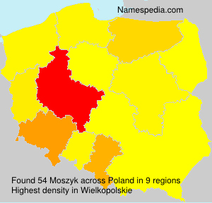Surname Moszyk in Poland Surname Moszyk in Poland