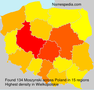 Surname Moszynski in Poland Surname Moszynski in Poland