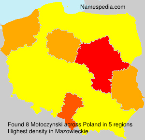 Surname Motoczynski in Poland Surname Motoczynski in Poland