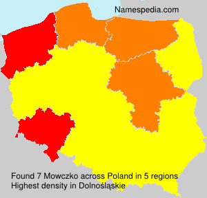 Surname Mowczko in Poland Surname Mowczko in Poland