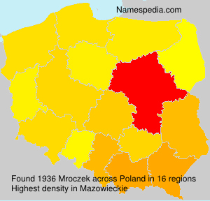 Surname Mroczek in Poland Surname Mroczek in Poland