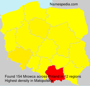 Surname Mrowca in Poland Surname Mrowca in Poland
