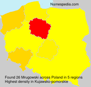 Surname Mrugowski in Poland Surname Mrugowski in Poland