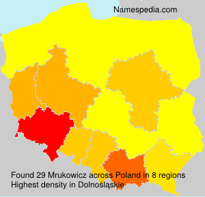 Surname Mrukowicz in Poland Surname Mrukowicz in Poland