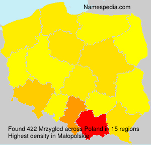 Surname Mrzyglod in Poland Surname Mrzyglod in Poland