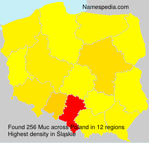 Surname Muc in Poland Surname Muc in Poland