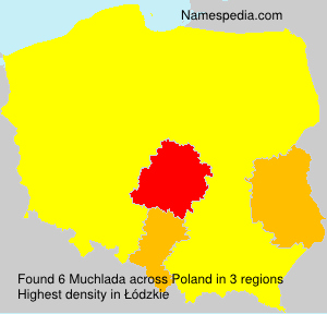 Surname Muchlada in Poland Surname Muchlada in Poland
