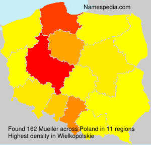 Surname Mueller in Poland Surname Mueller in Poland
