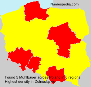 Surname Muhlbauer in Poland Surname Muhlbauer in Poland
