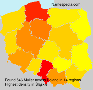 Surname Muller in Poland Surname Muller in Poland