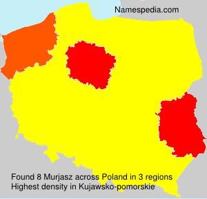 Surname Murjasz in Poland Surname Murjasz in Poland