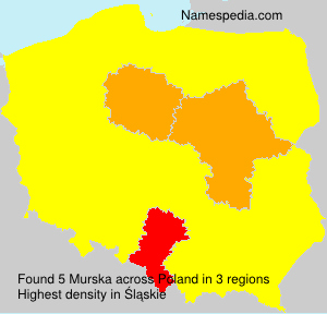 Surname Murska in Poland Surname Murska in Poland