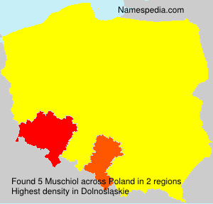 Surname Muschiol in Poland Surname Muschiol in Poland