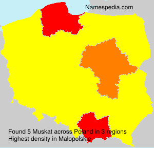 Surname Muskat in Poland Surname Muskat in Poland