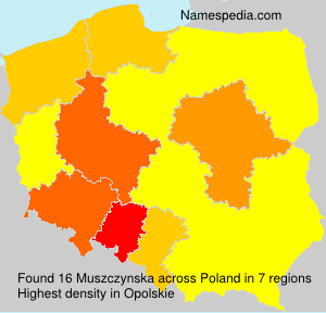 Surname Muszczynska in Poland