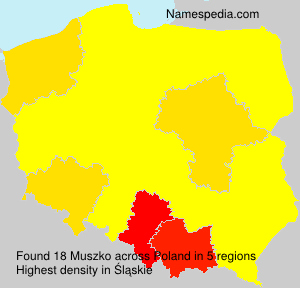 Surname Muszko in Poland Surname Muszko in Poland