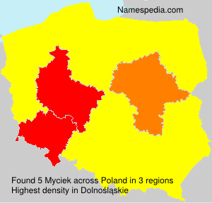 Surname Myciek in Poland Surname Myciek in Poland