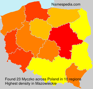 Surname Myczko in Poland Surname Myczko in Poland