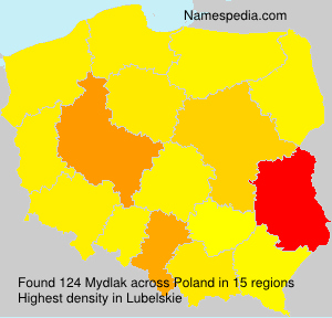 Surname Mydlak in Poland Surname Mydlak in Poland