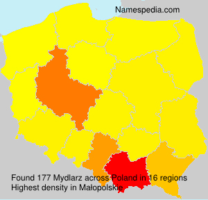 Surname Mydlarz in Poland Surname Mydlarz in Poland